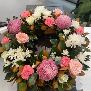 Wreath - Peachy Pink