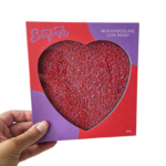 Milk Choc Freckle Heart +$15.00