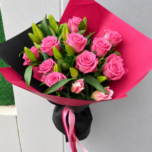 Rose and lily bouquet